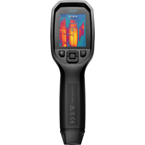 TG298 30:1 High Temperature Spot IR Thermal Imaging Camera with Bullseye Laser, 320 x 240 pixels, -25° - 1080°C (-130° - 1976°F), <70 mK O-Max