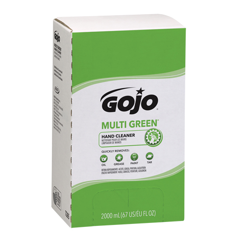 Nettoyant pour les mains Pro TDX 2000 Multi Green, Gel, 2 L, Recharge, Agrumes O-Max