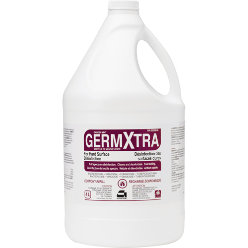 Germxtra Hard Surface Disinfectant, 4 L, Jug O-Max