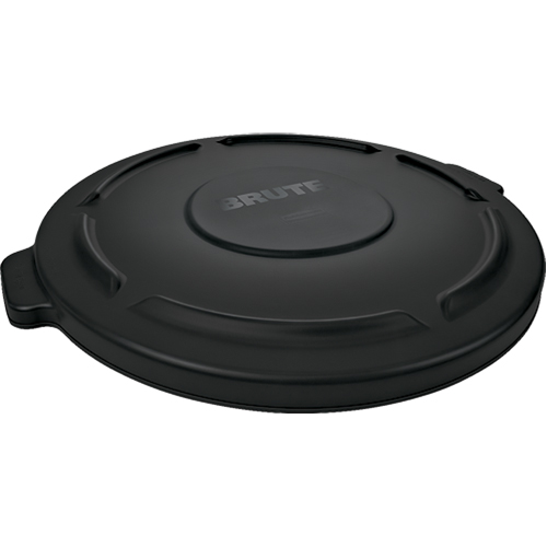 Couvercles 44 gallons de Brute, Couvercle plat, Plastique/Poly&eacute;thyl&egrave;ne, Convient aux contenants 24" dia. O-Max