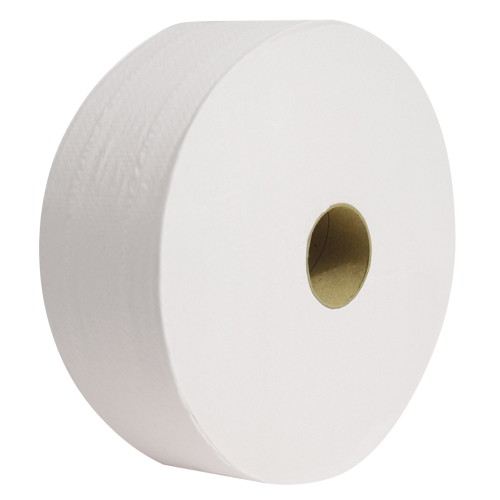 Pro Perform Toilet Paper, Jumbo Roll, 2 Ply, 1400' Length, White O-Max