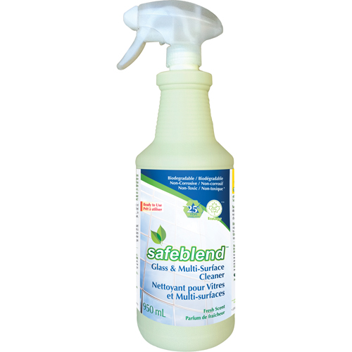 Nettoyant sans parfum pour verre & surfaces, 950 ml, Bouteille &agrave; g&acirc;chette O-Max