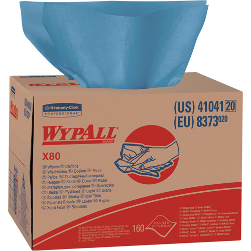 Chiffons X80, Robuste, 16-4/5" lo x 11" la O-Max