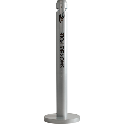 Cendriers Smokers' Pole, Sur pied, Aluminium, Hauteur 41" O-Max