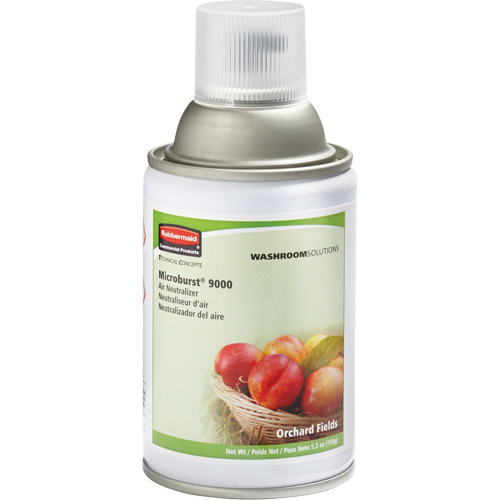 Microburst&reg; 9000 Dispenser Refills, Orchard Fields, Aerosol Can O-Max