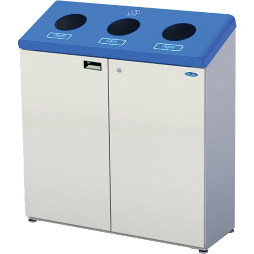 Stations de recyclage autonomes, Vrac, Acier, 53,1 gal. US O-Max