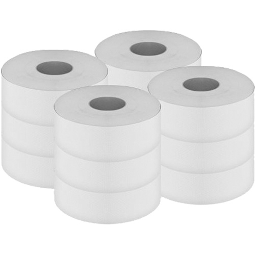 Pro Select Toilet Paper, Jumbo Roll, 2 Ply, 500' Length, White O-Max