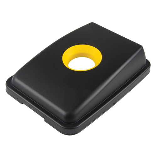 Waste Classification - Lid, Open Lid, Plastic, Fits Container Size: 17-1/4" x 12-1/2" O-Max