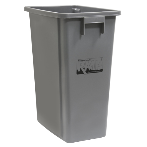 Bac &agrave; d&eacute;chets et de recyclage, Plastique, 16 gal. US O-Max