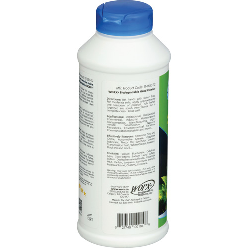 Nettoyant pour les mains biod&eacute;gradable, Poudre, 0,406 lb, Bouteille, Parfum&eacute; O-Max