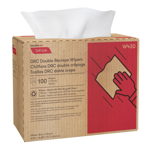 Chiffons Pro Tuff-Job, Tout usage, 9-3/4" lo x 16-1/2" la O-Max