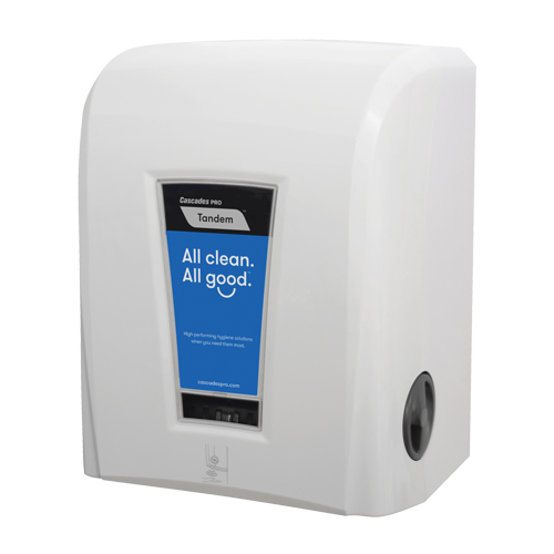 Pro Tandem Hand Towel Hybrid Dispenser, Electronic, 12.3" W x 9.3" D x 16.4" H O-Max