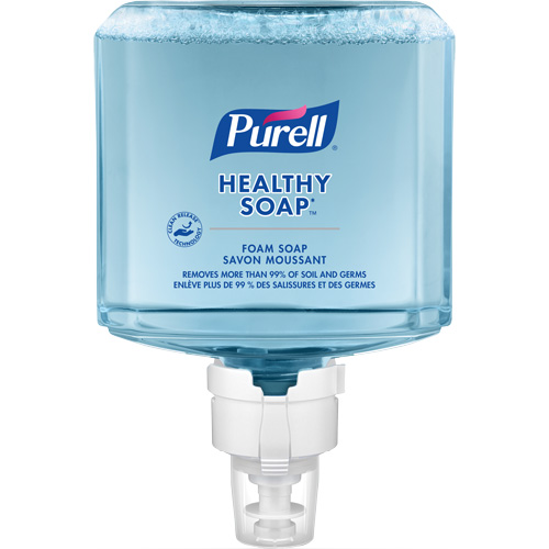 Savon haute performance pour les mains ES8 CRT Healthy Soap, Mousse, 1,2 L, Sans parfum O-Max