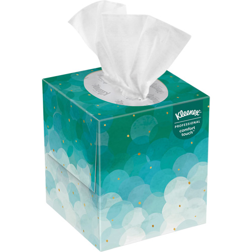 Papiers-mouchoirs Upright de Kleenex, 2 pli, 7,8" lo x 8,3" la, 95 feuilles/boîte O-Max
