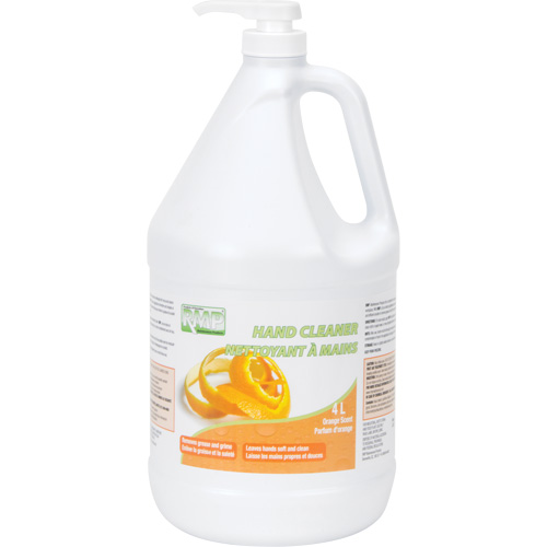 Nettoyant pour les mains &agrave; l'orange, Cr&egrave;me, 4 L, Cruche, Orange O-Max