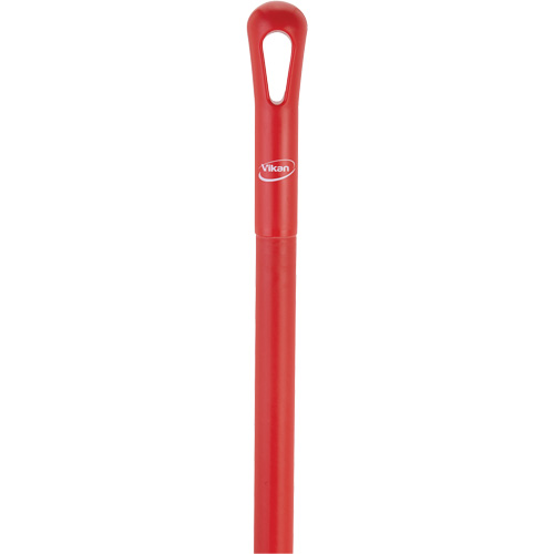 Manche ultra hygi&eacute;nique, Balai/Grattoir/Raclette, Rouge, Ergonomique, 59" lo O-Max