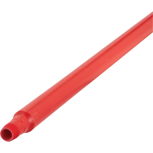 Manche ultra hygi&eacute;nique, Balai/Grattoir/Raclette, Rouge, Ergonomique, 59" lo O-Max