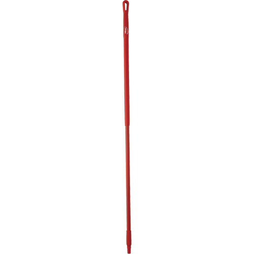 Handle, Broom/Scraper/Squeegee, Red, Ergonomic, 59" L O-Max