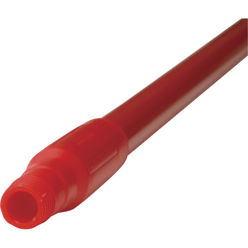 Handle, Broom/Scraper/Squeegee, Red, Ergonomic, 59" L O-Max
