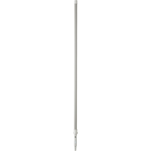 Handle, Broom/Scraper/Squeegee, White, Telescopic, 62" - 113" L O-Max
