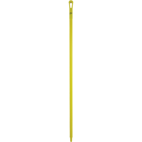 Manche ultra hygi&eacute;nique, Balai/Grattoir/Raclette, Jaune, Ergonomique, 59" lo O-Max