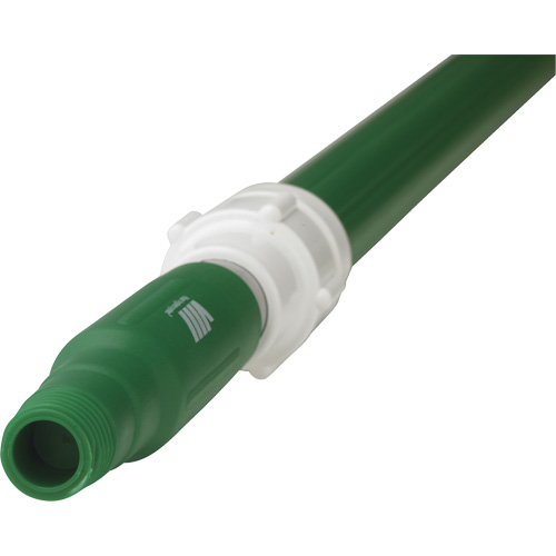 Manche de brosse pour plateforme, Brosse/Support &agrave; tampon, Vert, T&eacute;lescopique, 62"-113" lo O-Max