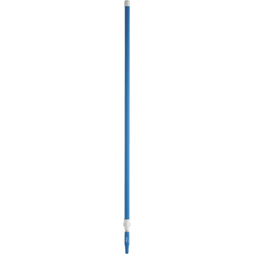 Deck Scrub Handle, Brush/Pad Holder, Blue, Telescopic, 62"-113" L O-Max