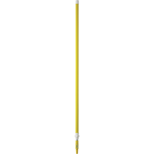 Deck Scrub Handle, Brush/Pad Holder, Yellow, Telescopic, 62"-113" L O-Max