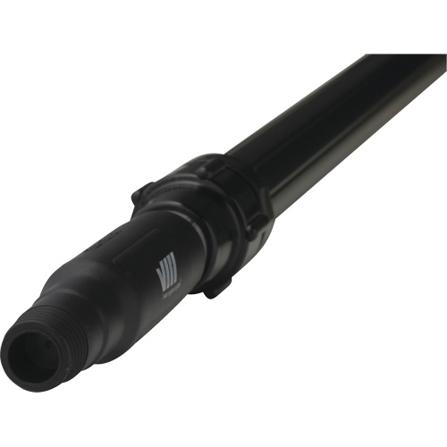 Manche de brosse pour plateforme, Brosse/Support &agrave; tampon, Noir, T&eacute;lescopique, 62"-113" lo O-Max