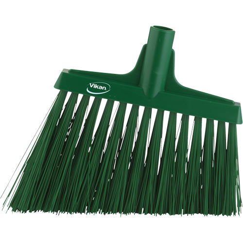 T&ecirc;te de balai oblique, Crins Extra-ferme, 12", Polyester, Vert O-Max