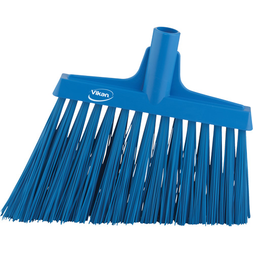 T&ecirc;te de balai oblique, Crins Extra-ferme, 12", Polyester, Bleu O-Max