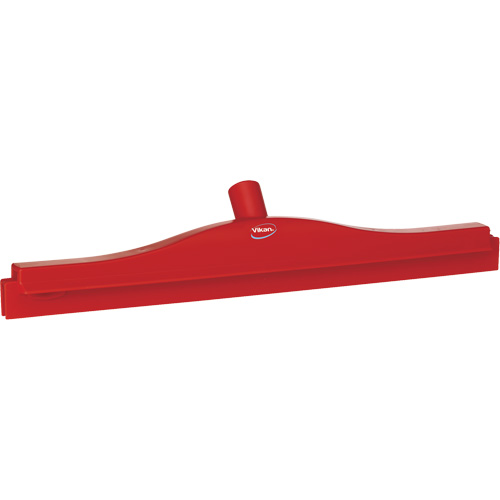 Raclette hygi&eacute;nique &agrave; lame double Ultra, 20", Rouge O-Max