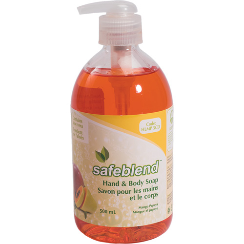 Hand & Body Soap, 500 ml, Mango & Papaya, Bottle O-Max
