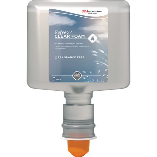 Refresh Clear Handwash, Foam, 1.2 L, Unscented O-Max
