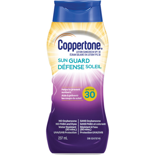 &eacute;cran solaire r&eacute;sistant &agrave; l'eau, FPS 30, Lotion O-Max