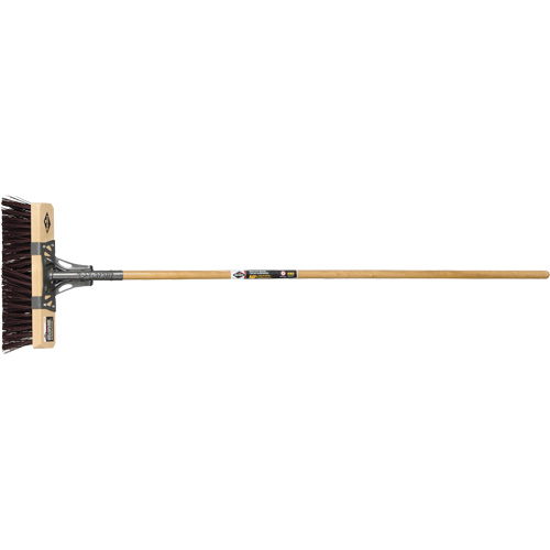 Street Broom, 18", X-Coarse, Synthetic Bristles O-Max