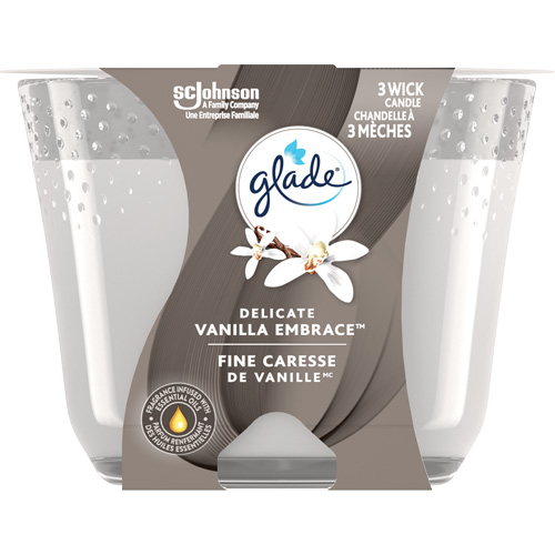 Glade&reg; 3-Wick Candle, Delicate Vanilla Embrace O-Max