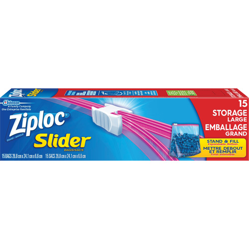 Ziploc&reg; Slider Freezer Bags O-Max