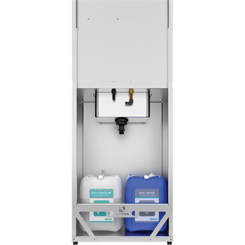 Poste de nettoyage des mains portable MRSink O-Max