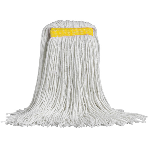 SynRay Wet Floor Mop, Polyester/Rayon, 24 oz., Cut Style O-Max