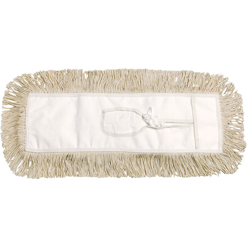 Vadrouille &agrave; &eacute;pousseter, Style &agrave; attacher, Coton, 36" lo x 5" la O-Max