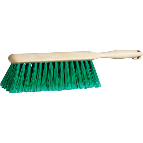 Brosse de comptoir, 12-3/4" l, Soies Polypropyl&egrave;ne, Vert O-Max