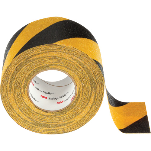 Safety-Walk Slip-Resistant General Purpose Tape, 4" x 60', Black & Yellow O-Max