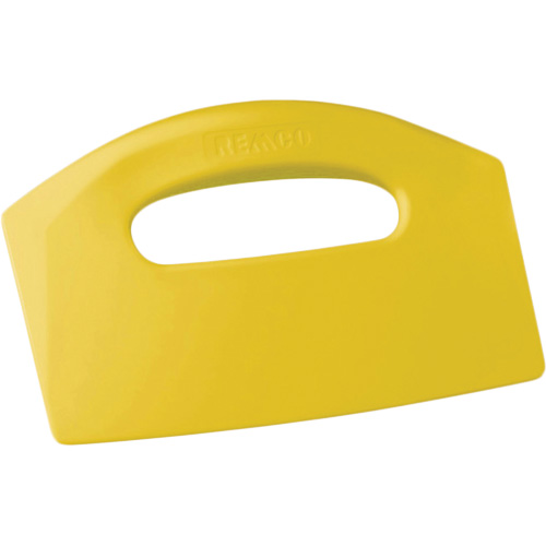 Bench Scraper, Yellow, 5" W x 8" L O-Max