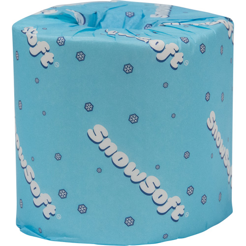 Snow Soft Premium Toilet Paper, 2 Ply, 500 Sheets/Roll, 145' Length, White O-Max