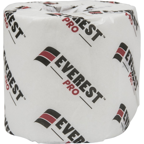 Everest Pro Toilet Paper, 2 Ply, 420 Sheets/Roll, 105' Length, White O-Max