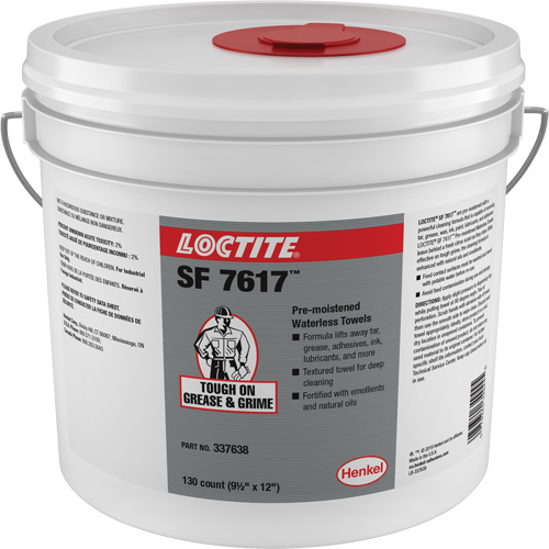 Essuie-mains industriels SF 7617, 130 lingettes, 12" x 9-1/2" O-Max