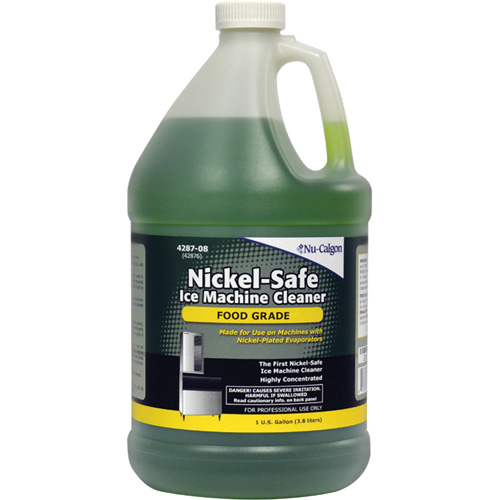 Nettoyant pour machine &agrave; glace sans danger pour les surfaces nickel&eacute;es, 1 gal., Cruche O-Max