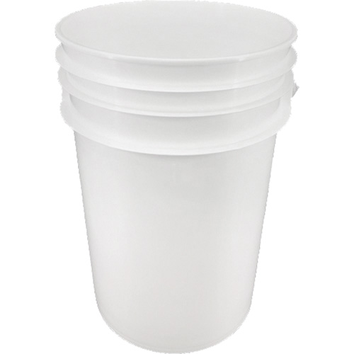 Heavy-Duty Pail, Plastic, 6 gal. O-Max