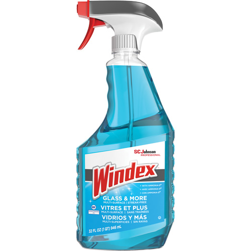 Nettoyant pour verre Windex avec Ammonia-D, 32 oz liq., Bouteille &agrave; g&acirc;chette O-Max